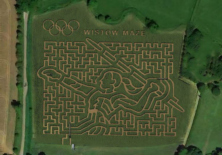 Leicester Time: A-maze-ing Olympic design for Wistow Maze