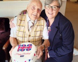 “Enjoy What You Have” says Leicester Care Home Resident After Celebrating 100th Birthday