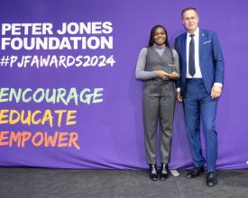 Leicester student shines at Peter Jones Foundation Awards