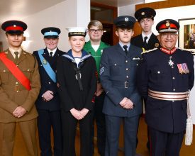 Lord-Lieutenant of Leicestershire appoints his new cadets