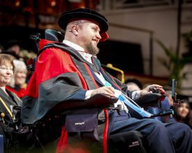 Rugby star honoured by The University of Leicester