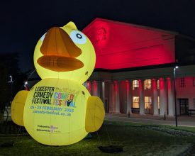  Giant Yellow Duck Is Brightening Up A Chilly January in Leicester!