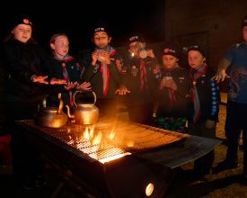 Blaby Cubs Brave the Cold to Raise Money for Youth Homelessness 