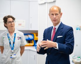 HRH The Duke of Edinburgh officially opens cancer suite at Leicester Royal Infirmary