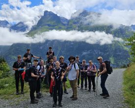 73rd Groby Scouts Conquer Swiss Alps – Trek Over 124km and Reach New Heights