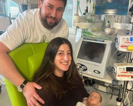 Couple get engaged at Leicester Royal Infirmary’s neonatal unit on baby’s due date 