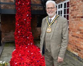Community Unveils Moving Poppy Cascade at Bosworth Battlefield