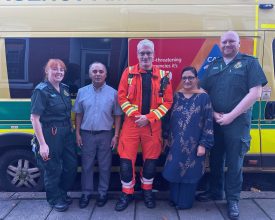 Family Reunited With Ambulance Crew Who Saved Leicester Postman’s Life