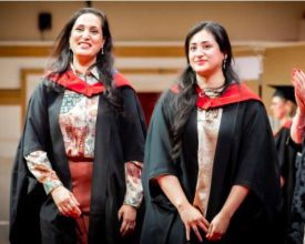 Mother and daughter graduate side by side at University of Leicester ceremony